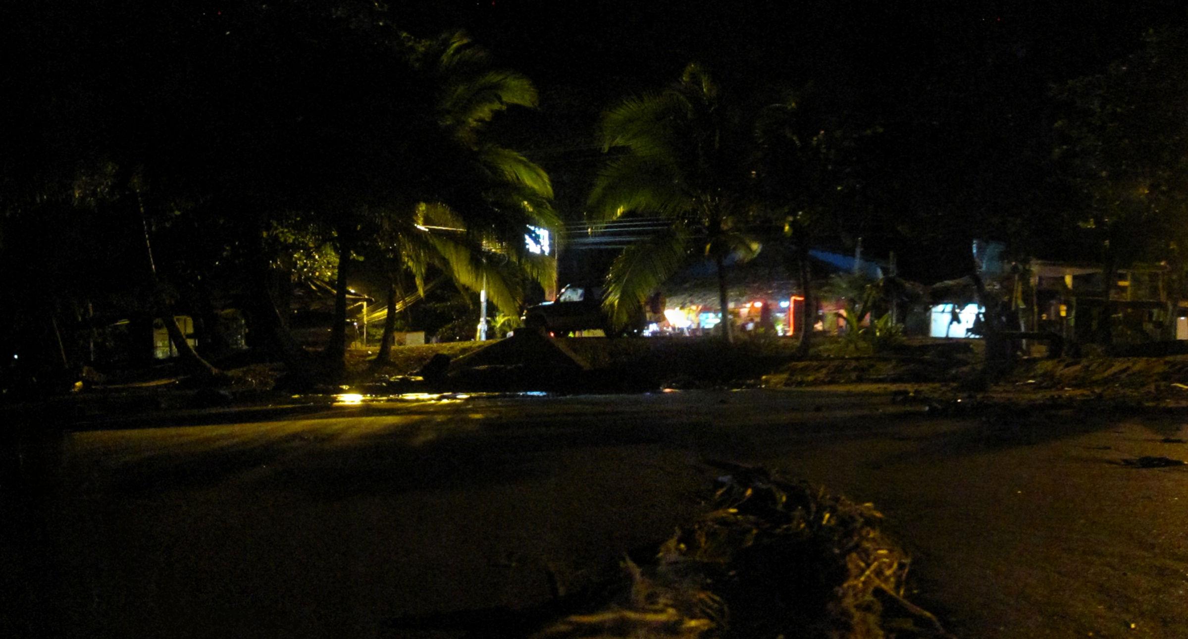 Kurz bevor mein Handy die Karibik küste...