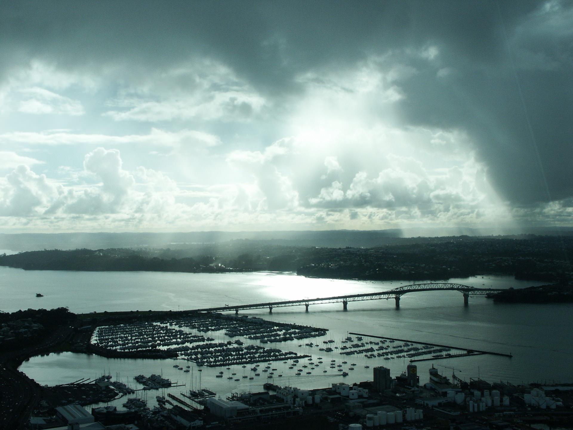 View from Aucklands Sky Tower