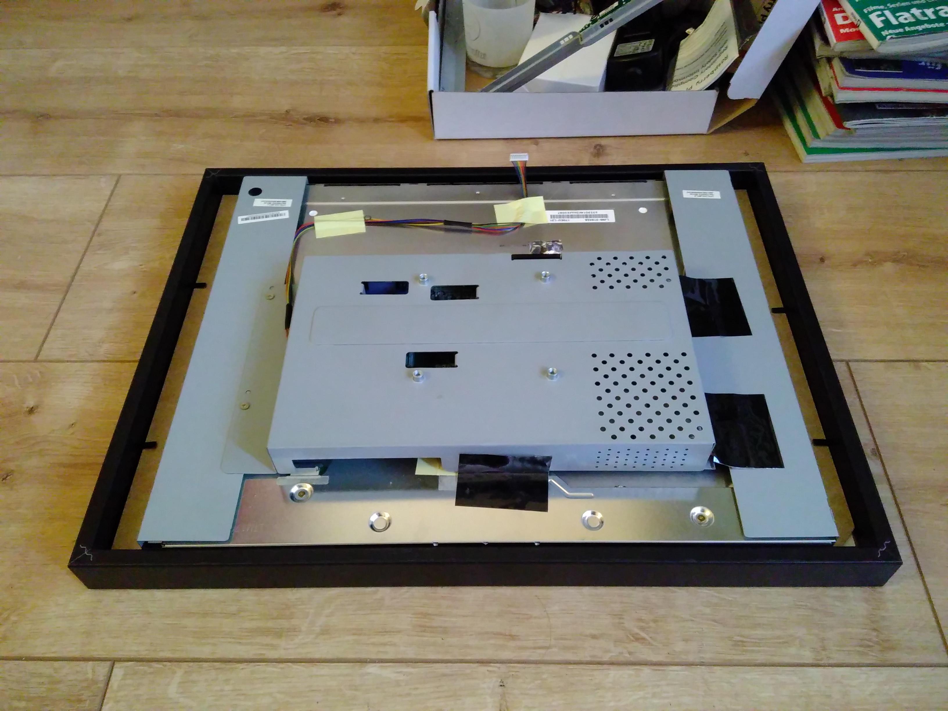 Fitting the display