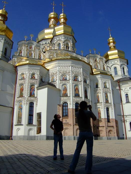 Tourists and The Monastry