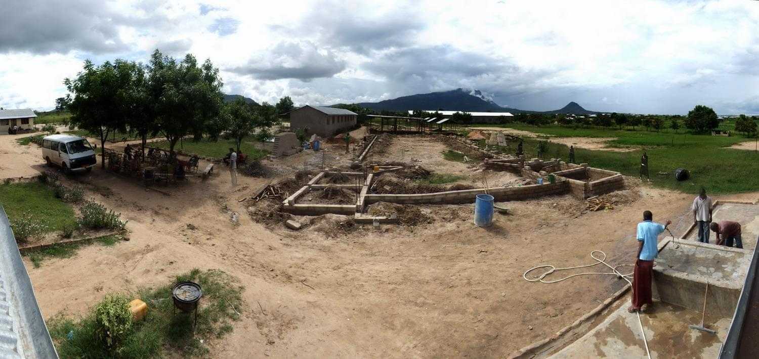 Our construction site in Morogoro, Tanzania