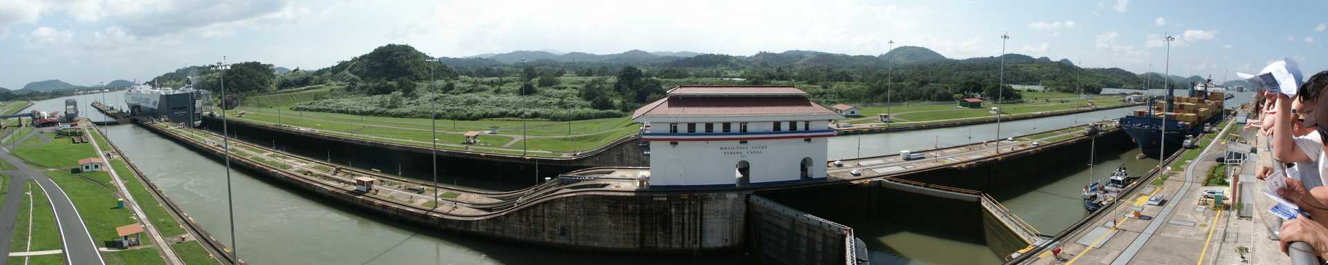 The famous Panama Canal